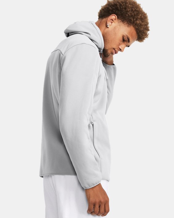 남성 UA 에센셜 스웨킷 in Gray image number 2